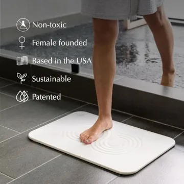 Dorai Home Bath Stone Mat | Quick Dry, Non-Slip & Stylish