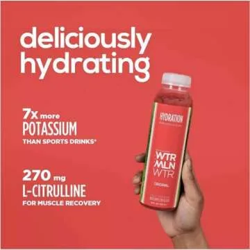 Refreshing Cold Pressed Watermelon Juice - WTRMLN WTR 12 oz