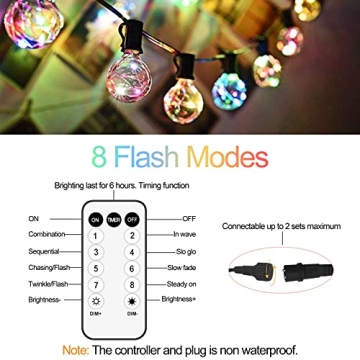 IELECMG 35FT G40 LED String Lights for Outdoor Events