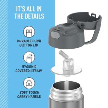 Buy THERMOS FUNTAINER 12oz Kids Water Bottle with Straw