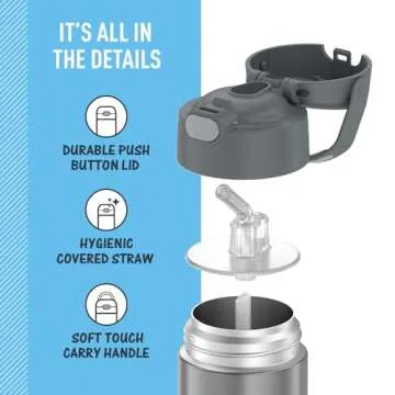 Buy THERMOS FUNTAINER 12oz Kids Water Bottle with Straw