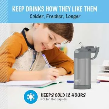 Buy THERMOS FUNTAINER 12oz Kids Water Bottle with Straw