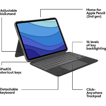 Logitech Combo Touch Keyboard Case for iPad Pro 11"