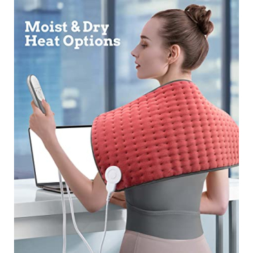 VALGELUIK Heating Pad for Back and Neck Relief