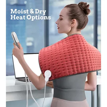 VALGELUIK Heating Pad for Back and Neck Relief