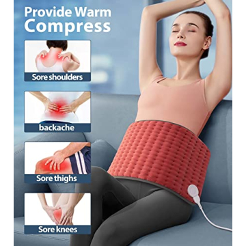 VALGELUIK Heating Pad for Back and Neck Relief