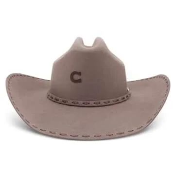 Charlie 1 Horse Hats Men's Bucksnort 4" Brim Stone Hat