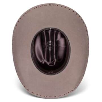 Charlie 1 Horse Hats Men's Bucksnort 4" Brim Stone Hat