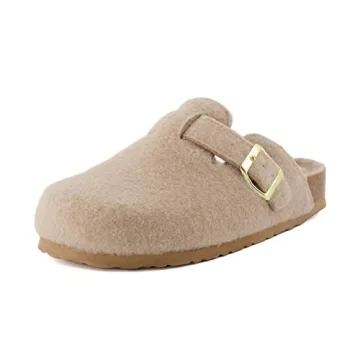 Stylish CUSHIONAIRE Hana Women's Clogs | Comfortable Vegan Suede Clogs | Slip On Shoes