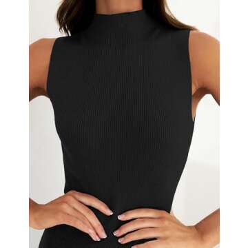 ZESICA Women's Sleeveless Summer Bodycon Midi Dress