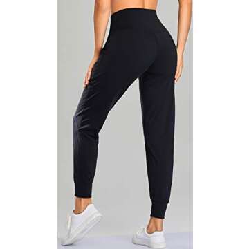 Oalka Women's Joggers High Waist for Comfort and Style