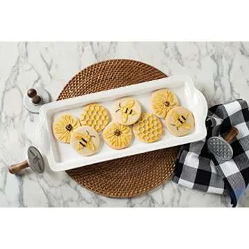 Nordic Ware Honey Bee Cookie Stamps for Baking Fun