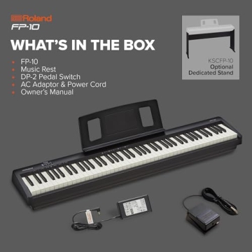 Roland FP-10 88-key Digital Piano with Bluetooth Connectivity