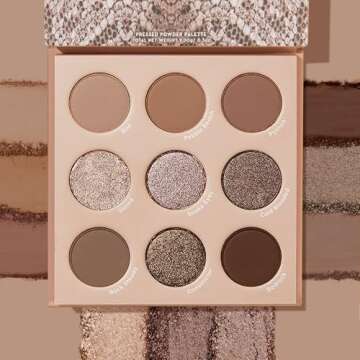 ColourPop That's Taupe Shadow Palette - Cool-Toned Shadow Palette with Metallic and Matte Finishes -...