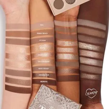ColourPop That's Taupe Shadow Palette - Cool-Toned Shadow Palette with Metallic and Matte Finishes - High-Pigment Makeup with a Long-Wearing Formula (0.3 oz)