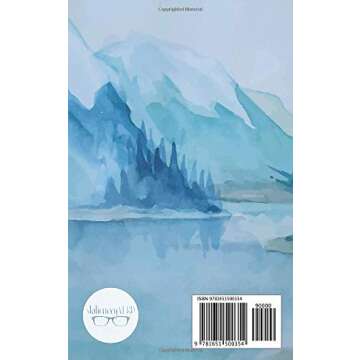 Three Month Daily Planner: 90 day hourly agenda and task list organizer | Inspirational quote “Every day is a fresh start.” (Watercolor Landscape Journal)