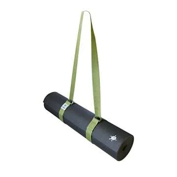 Yoga Blocks and Strap Set, Cork Yoga Blocks 2 Pack with Cotton Yoga Strap, Professional Quality Props