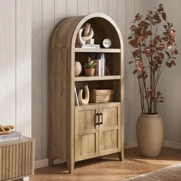 mopio Lauren 65.4" Short Arched Cabinet - Stylish Storage
