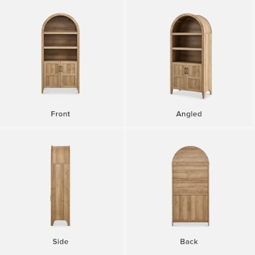 mopio Lauren 65.4" Short Arched Cabinet - Stylish Storage