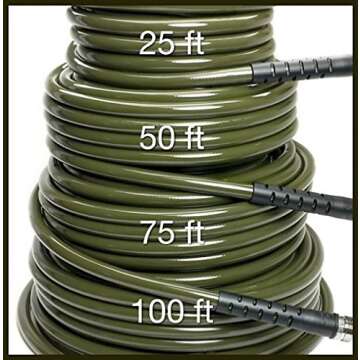 Water Right 600 Series Polyurethane Drinking Water Safe Garden Hose, 50-Foot by 5/8-Inch, Brass Fittings, Eggplant, USA Made