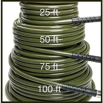 Water Right 600 Series Polyurethane Drinking Water Safe Garden Hose, 50-Foot by 5/8-Inch, Brass Fittings, Eggplant, USA Made