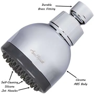 Aqua Elegante High Pressure Shower Head for Luxurious Showers