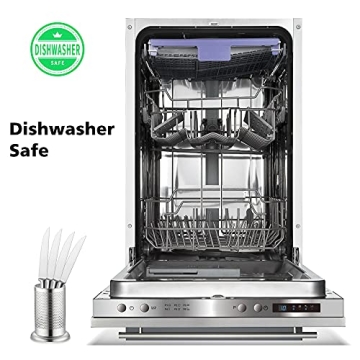 isheTao Dishwasher Safe Steak Knife Set of 6