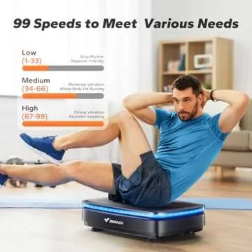 Buy MERACH Vibration Plate - Bluetooth & LED Workout Machine