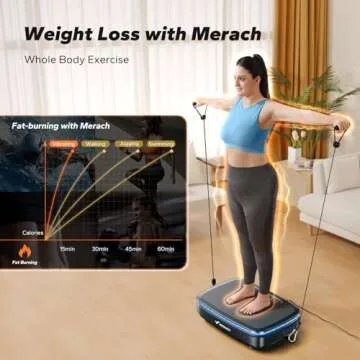 Buy MERACH Vibration Plate - Bluetooth & LED Workout Machine