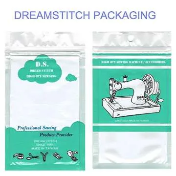 DreamStitch 7mm Open Toe Presser Foot for All Sewing Machines