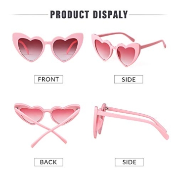Stylish GIFIORE Heart Sunglasses for Fashion Lovers