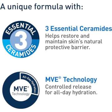 CeraVe Moisturizing Cream | 1.89 Ounce | Travel Size Face and Body Moisturizer for Dry Skin, ivory