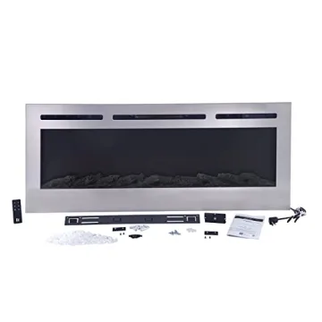 Touchstone Sideline Deluxe Electric Fireplace with Smart Features