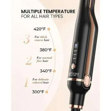 WEEYUM Mini Flat Iron for Short Hair, Gold