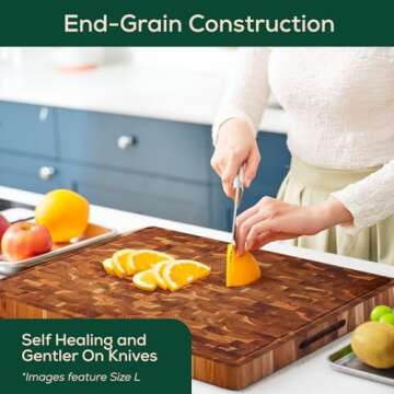 EZ FURNITURE 20x15 Teak Cutting Board - Durable & Elegant