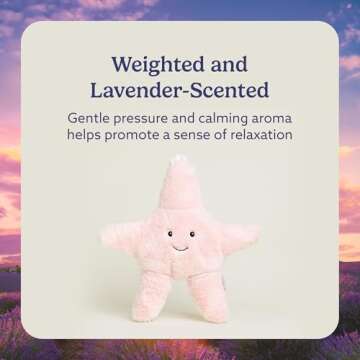 Comforting Warmies Microwavable Starfish Plush Animal.