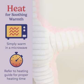 Comforting Warmies Microwavable Starfish Plush Animal.