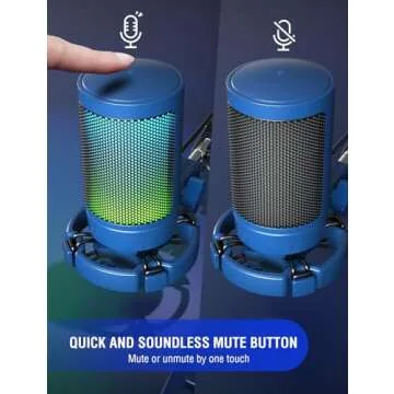 FIFINE Gaming Streaming USB PC Microphone for Mac OS/Windows, AmpliGame Condenser Cardioid Mic with ...