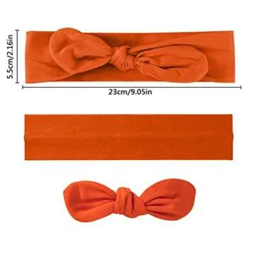 Stylish Habibee Women Headbands - 8 Soft Turban Bows
