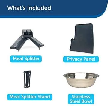 PetSafe 2-Pet Meal Splitter with Bowl for Automatic Feeders