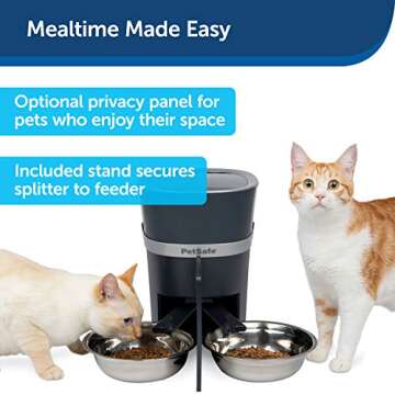 PetSafe 2-Pet Meal Splitter with Bowl for Automatic Feeders