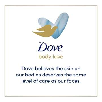 Dove Body Love Shower Cleansing Butter Moisture Boost Cleanser for Dry Skin Silkier than Body Wash with Hyaluronic Acid and Moringa Oil 10 oz