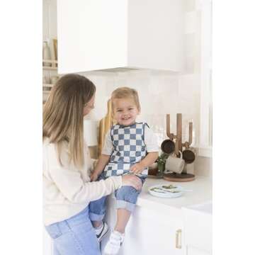 Tiny Twinkle Mess Proof Baby Bib - Waterproof Baby Apron - Machine Washable - PVC, BPA, & Phthalate ...