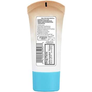 Maybelline Dream Pure Skin Clearing BB Cream, 8-in-1 Skin Perfecting Beauty Balm With 2% Salicylic A...