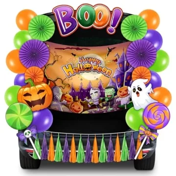 Halloween Trunk or Treat Car Decorations Kit for SUV - Festive FUN!