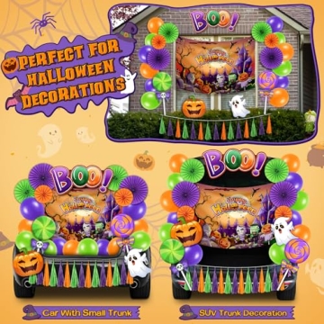 Halloween Car Decorations Kit for Trunk or Treat
