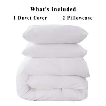 Overket Organic Cotton Duvet Cover Queen Size For Comfortable Sleep