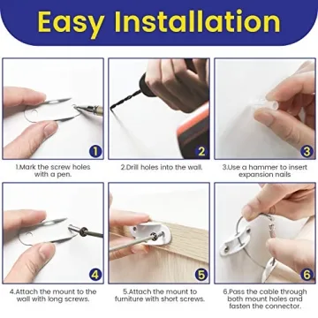 4our Kiddies 10 Pack Furniture Anchors for Baby Proofing