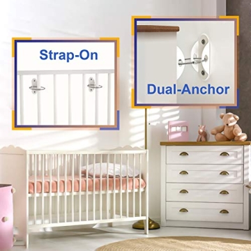 4our Kiddies 10 Pack Furniture Anchors for Baby Proofing
