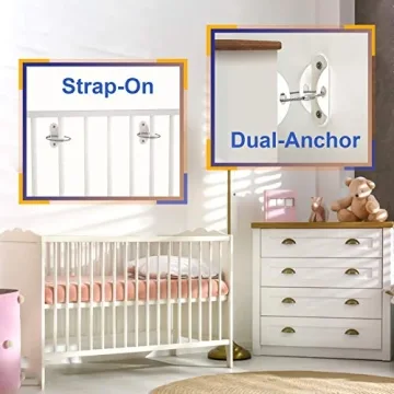 4our Kiddies 10 Pack Furniture Anchors for Baby Proofing